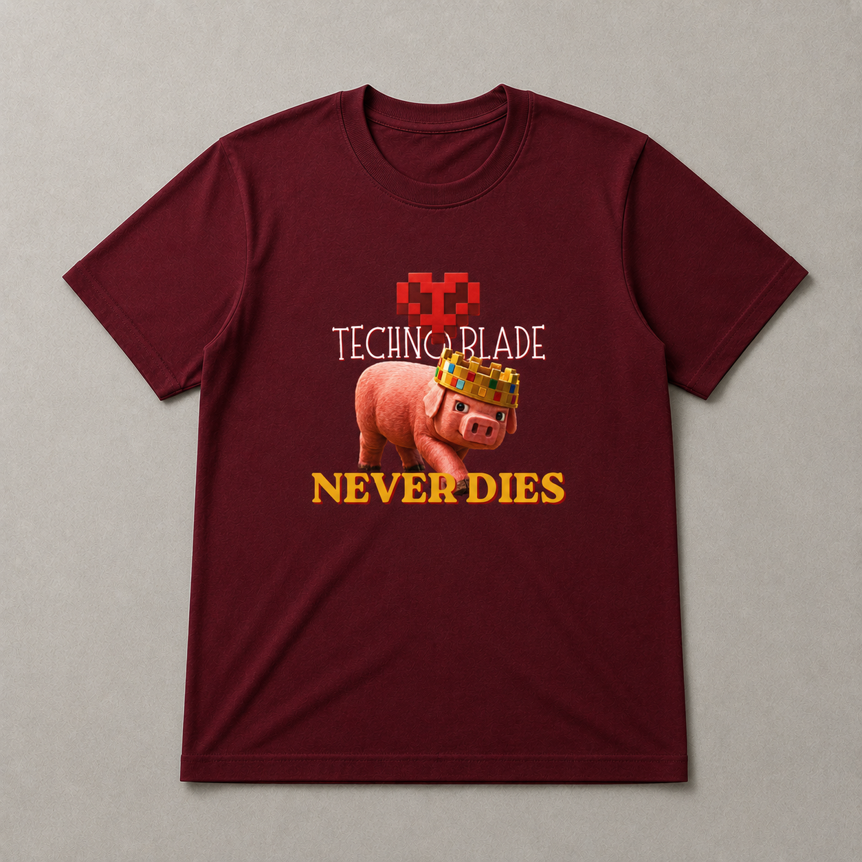 Legend Never Dies Round Neck T-Shirt