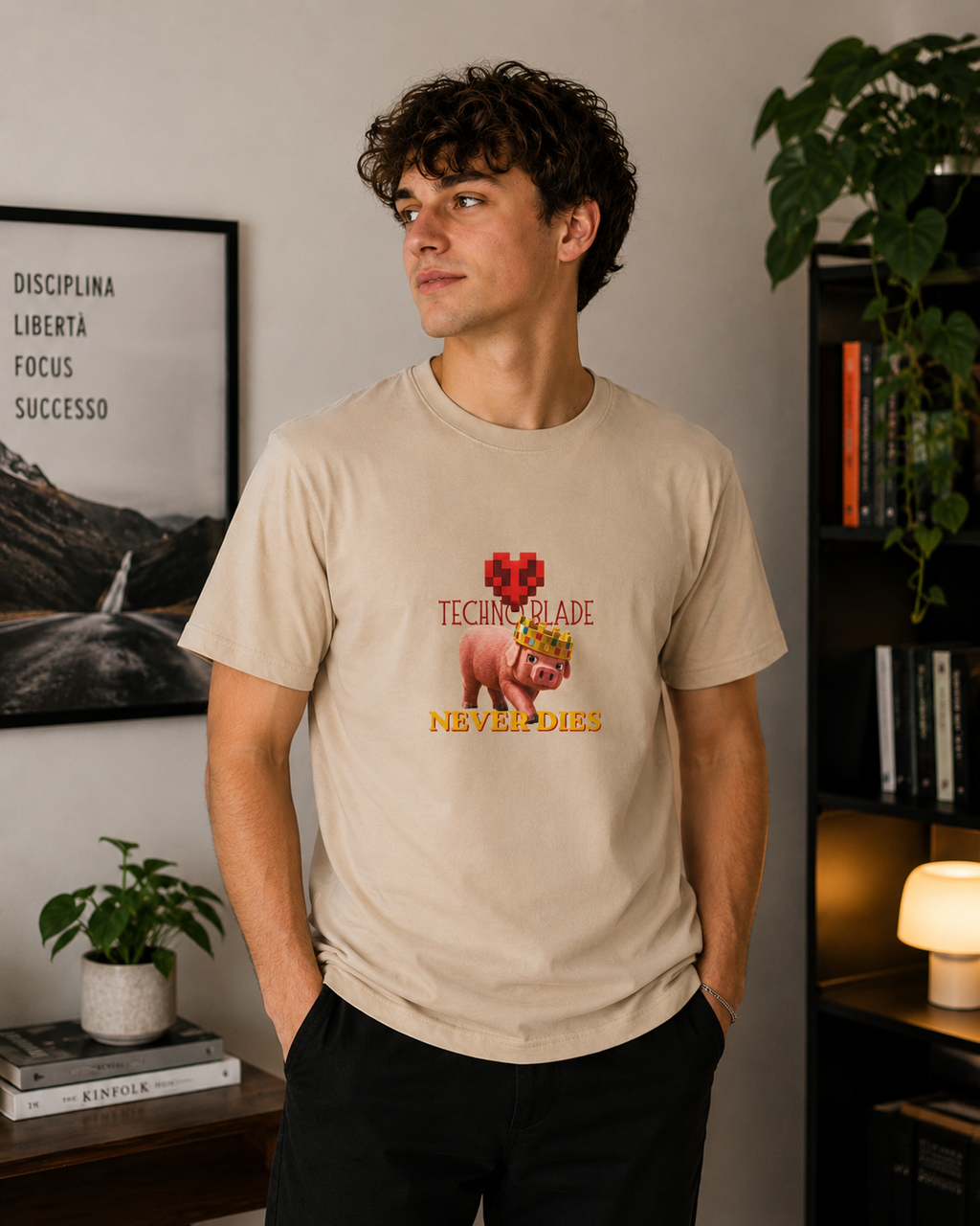 Legend Never Dies Round Neck T-Shirt