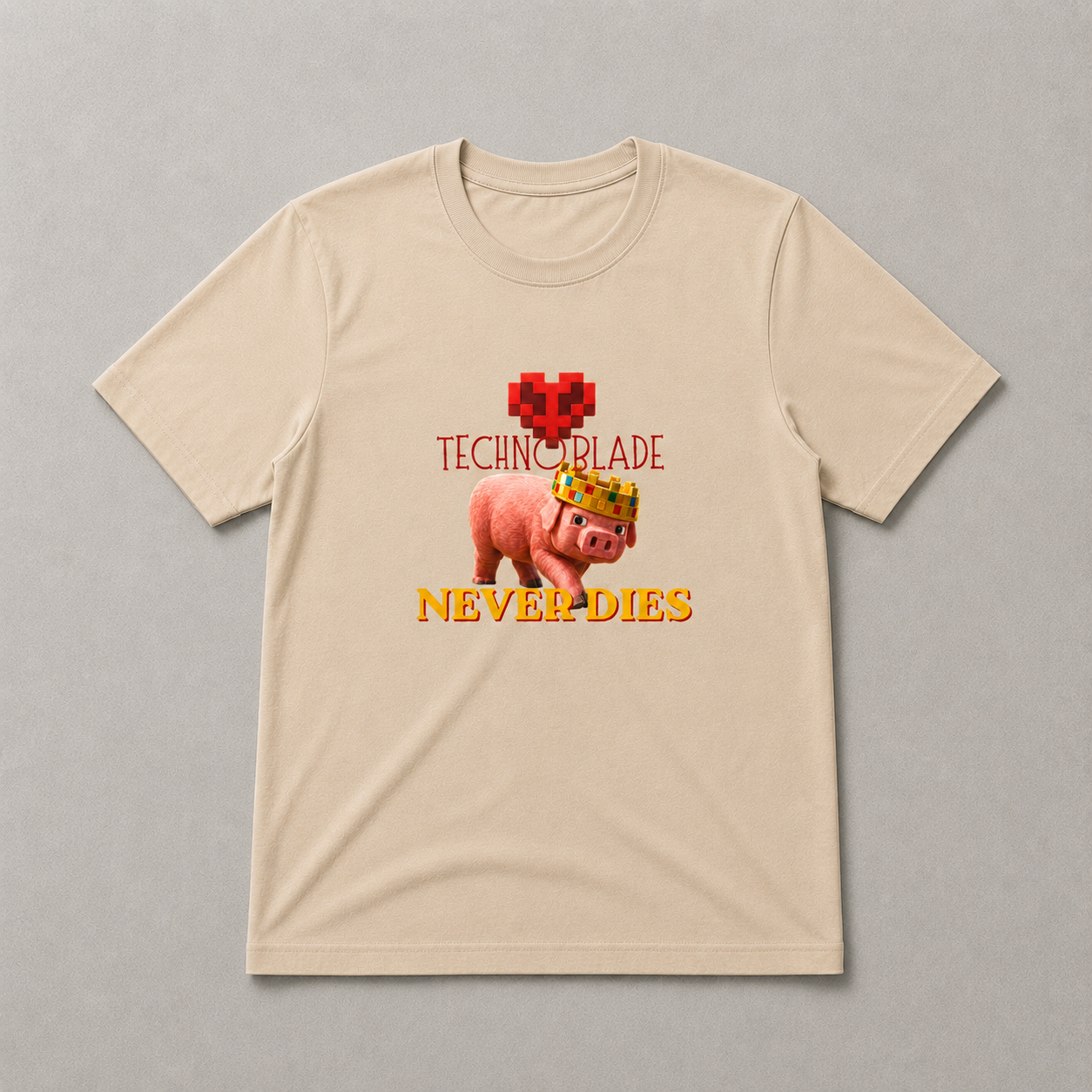 Legend Never Dies Round Neck T-Shirt