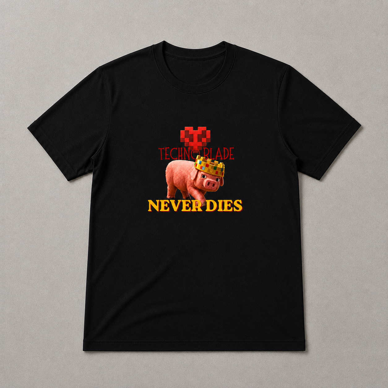 Legend Never Dies Round Neck T-Shirt