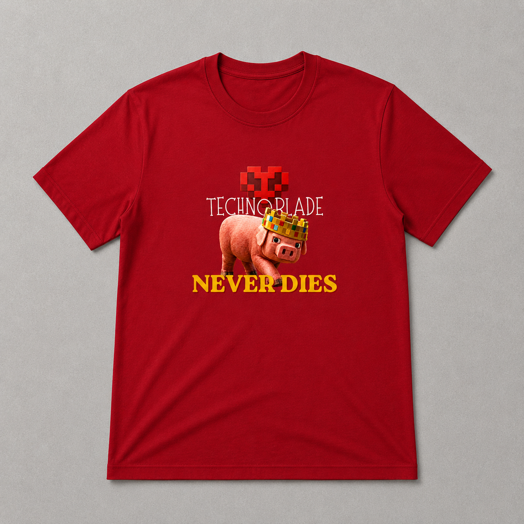 Legend Never Dies Round Neck T-Shirt