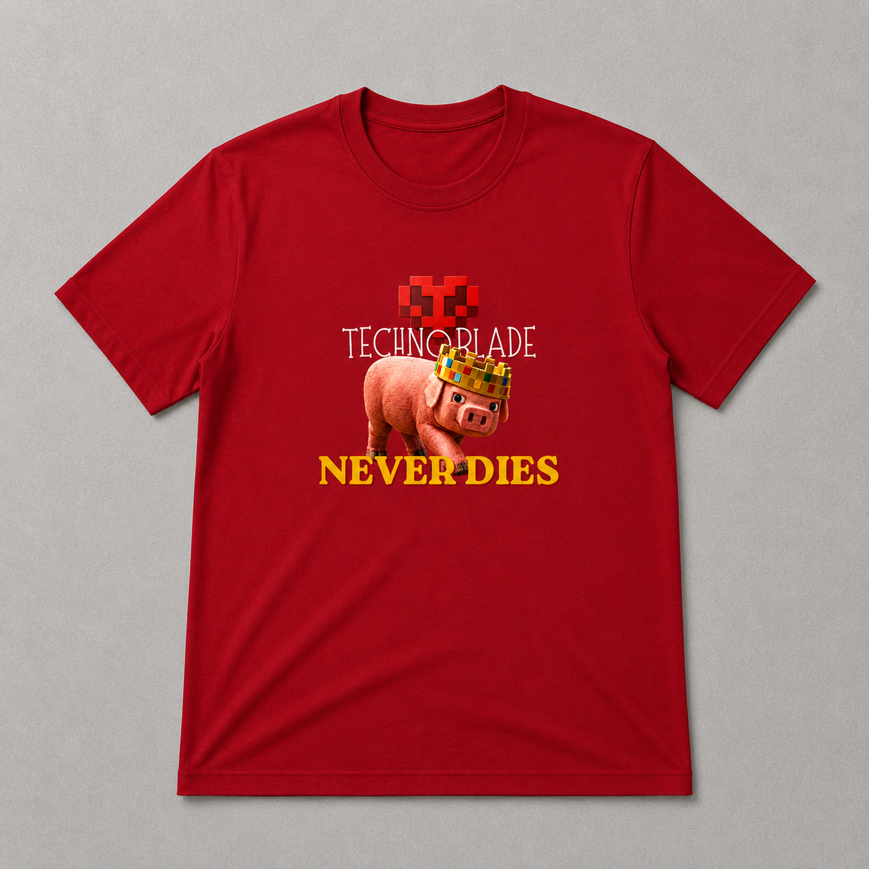 Legend Never Dies Round Neck T-Shirt