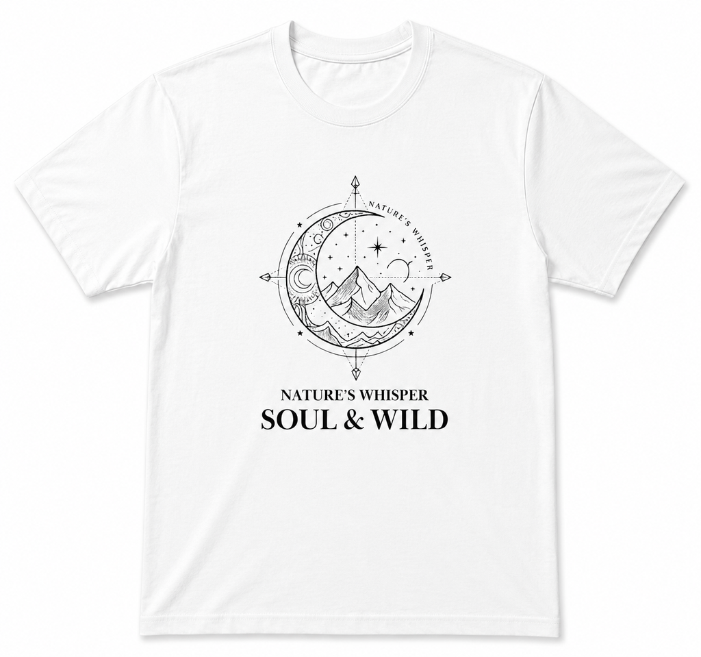 Nature Whispers Something Round Neck T-Shirt