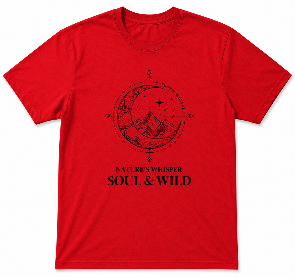 Nature Whispers Something Round Neck T-Shirt