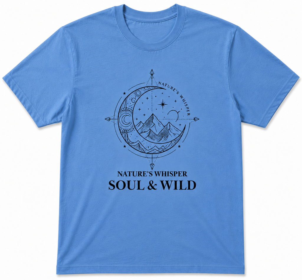 Nature Whispers Something Round Neck T-Shirt