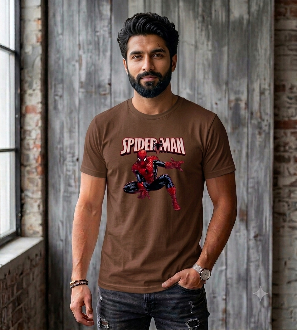 Spider-Man Round Neck T-Shirt