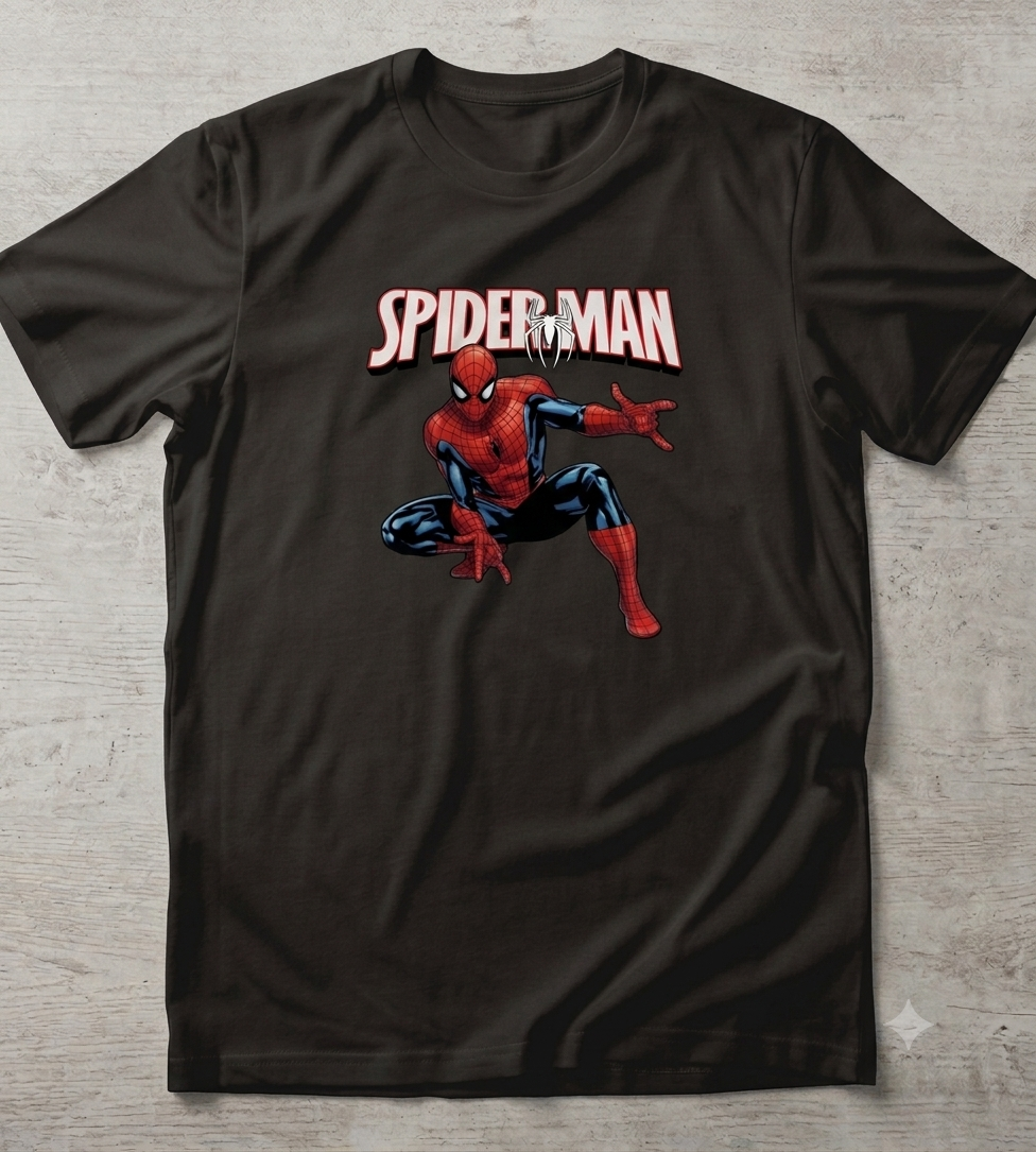 Spider-Man Round Neck T-Shirt