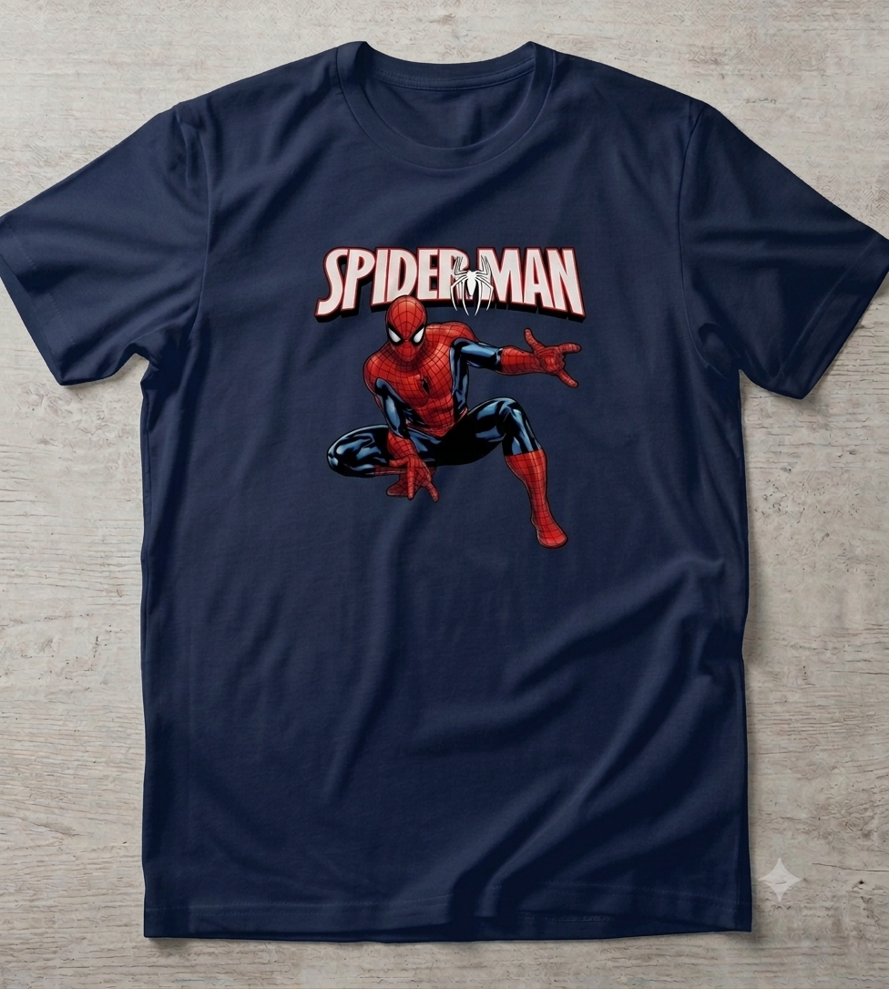 Spider-Man Round Neck T-Shirt