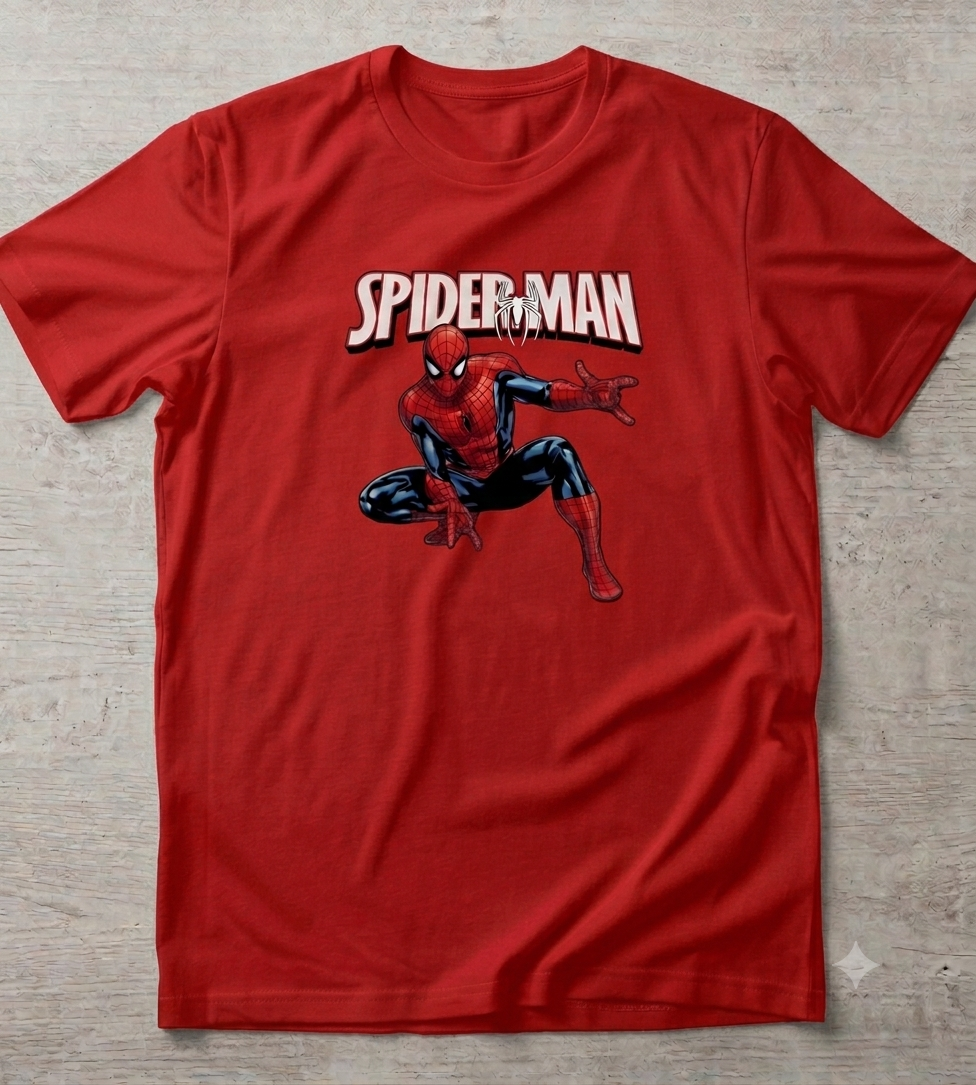 Spider-Man Round Neck T-Shirt